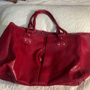 Large Elizabeth Arden carry bag - Red